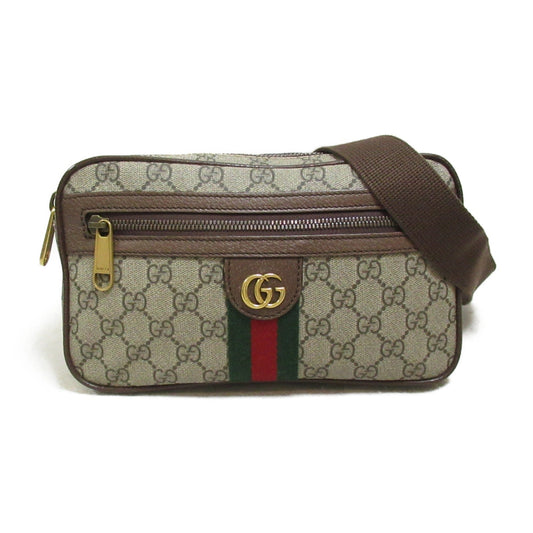 Luxury Gucci Trending 2025 GG Supreme Waist bag Body bag Body bag PVC Coated Canvas Beige