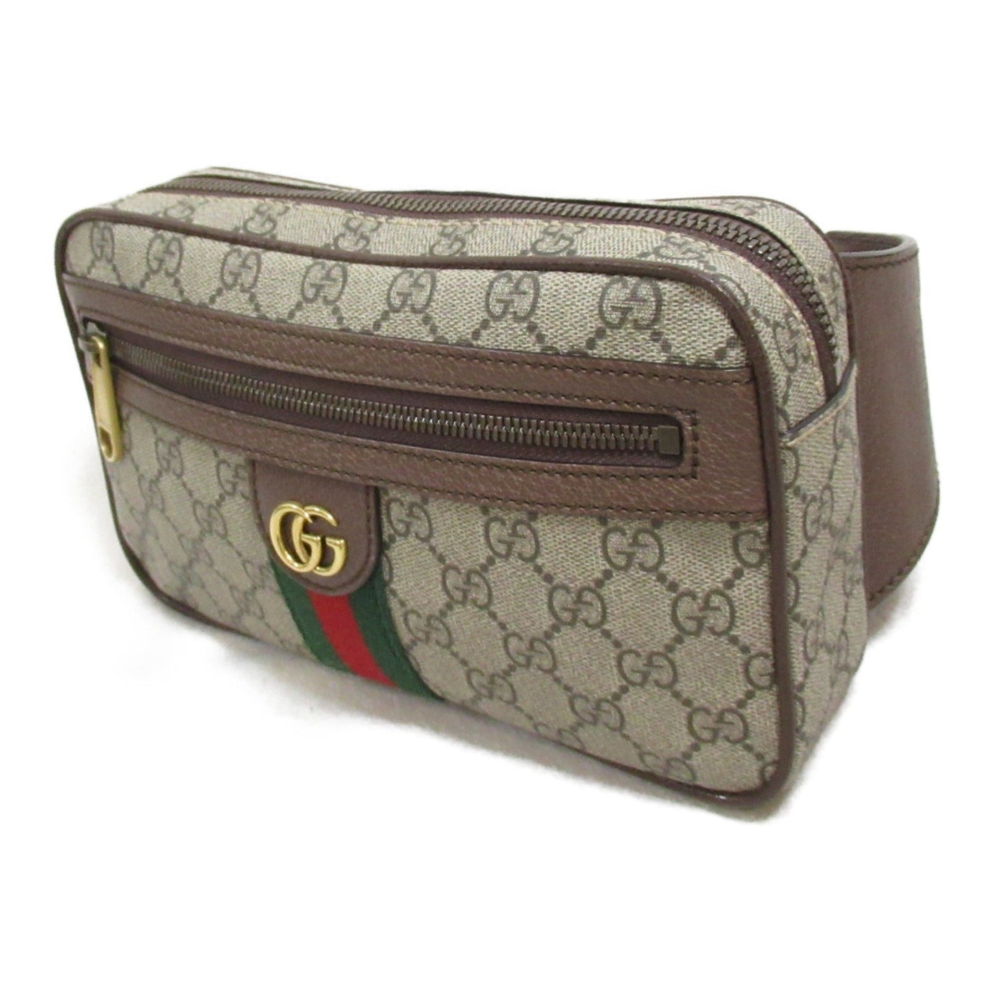 Luxury Gucci Trending 2025 GG Supreme Waist bag Body bag Body bag PVC Coated Canvas Beige