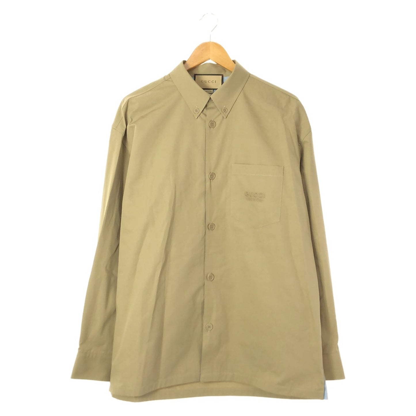 Luxury Gucci Trending 2025 Shirt Shirt Cotton Beige