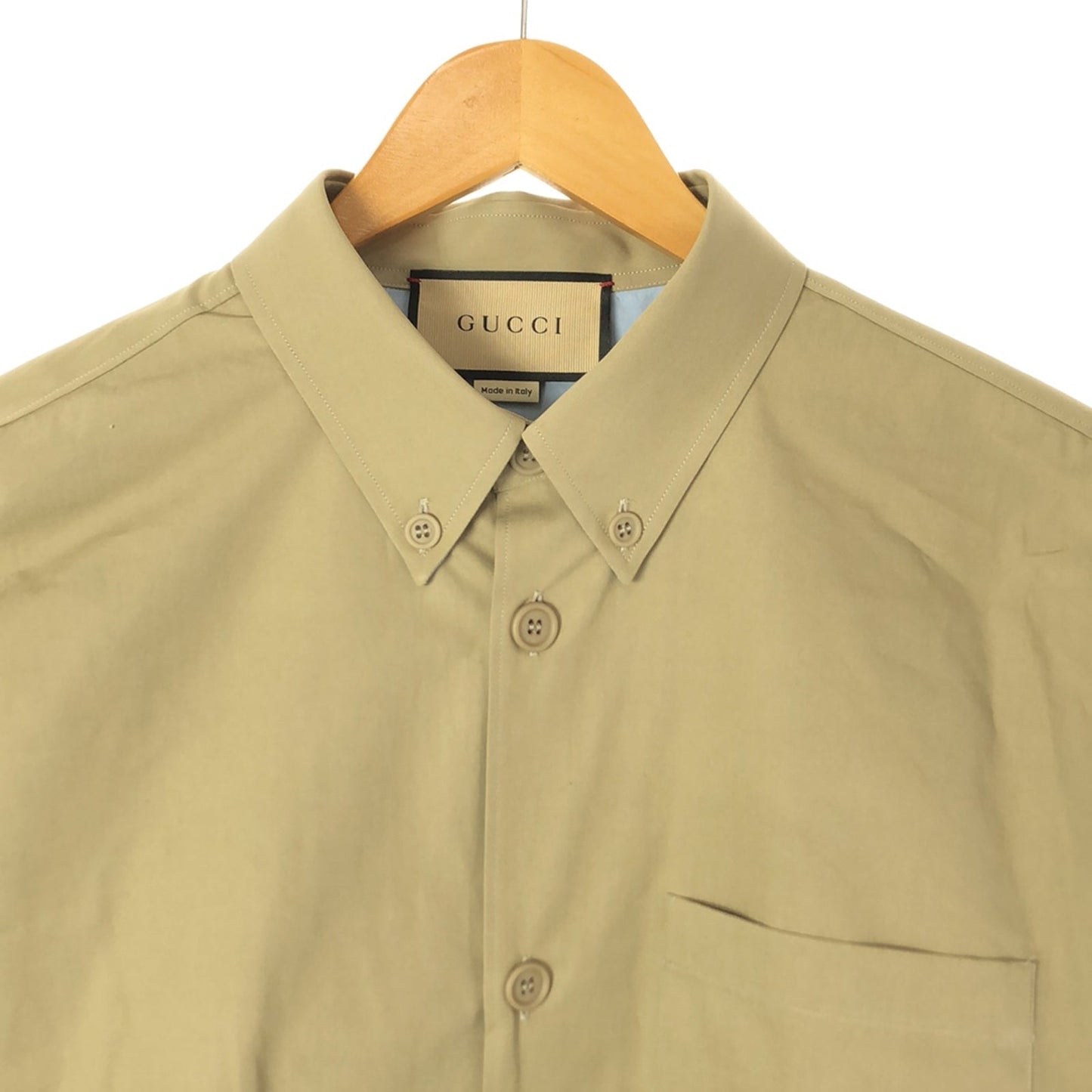 Luxury Gucci Trending 2025 Shirt Shirt Cotton Beige