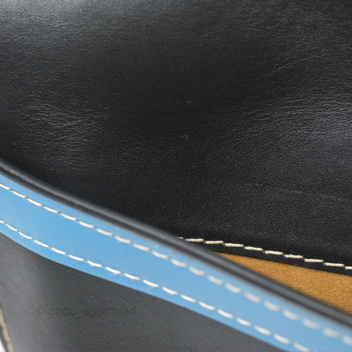Loewe Small Gate Bag Smooth Calfskin in Black and Blue