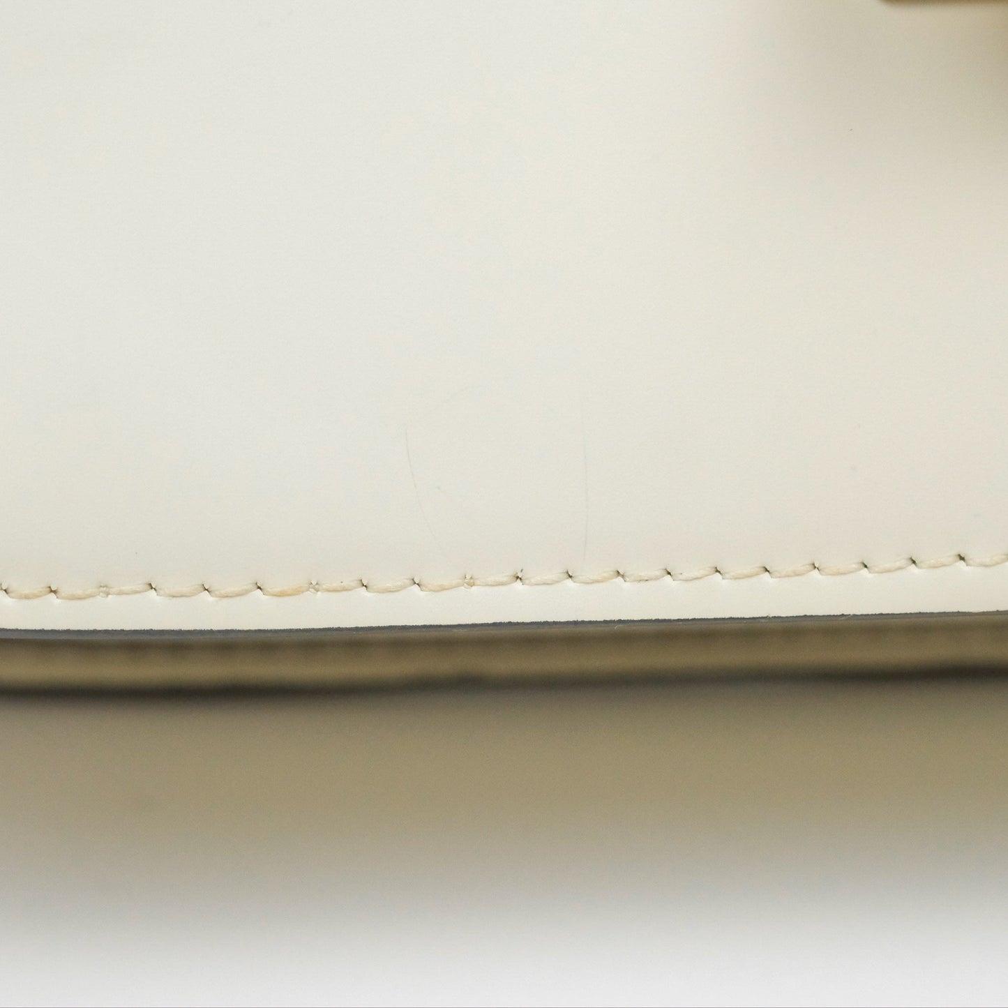 Celine Medium Classic Box Flap White Patent Gold Hardware