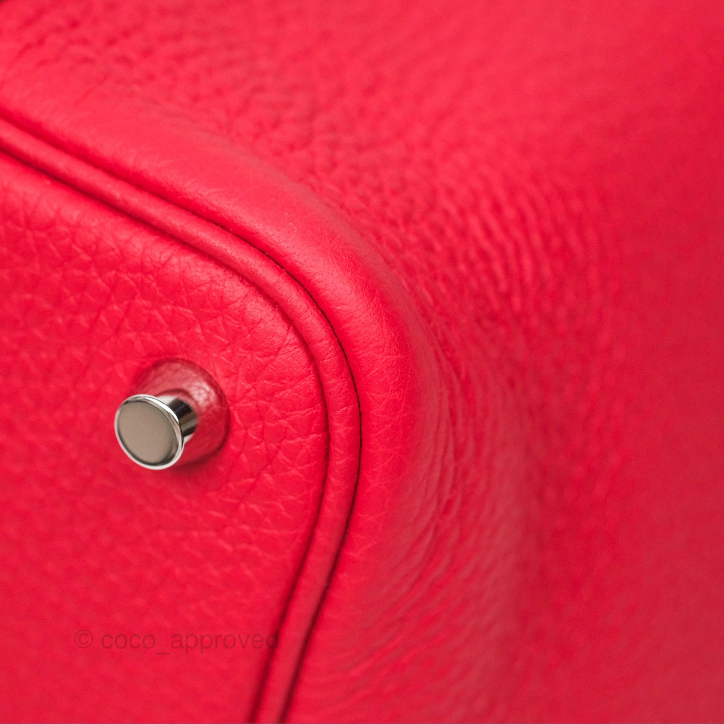 Hermès Picotin Lock 18 Vermillon Taurillon Clemence Palladium Hardware