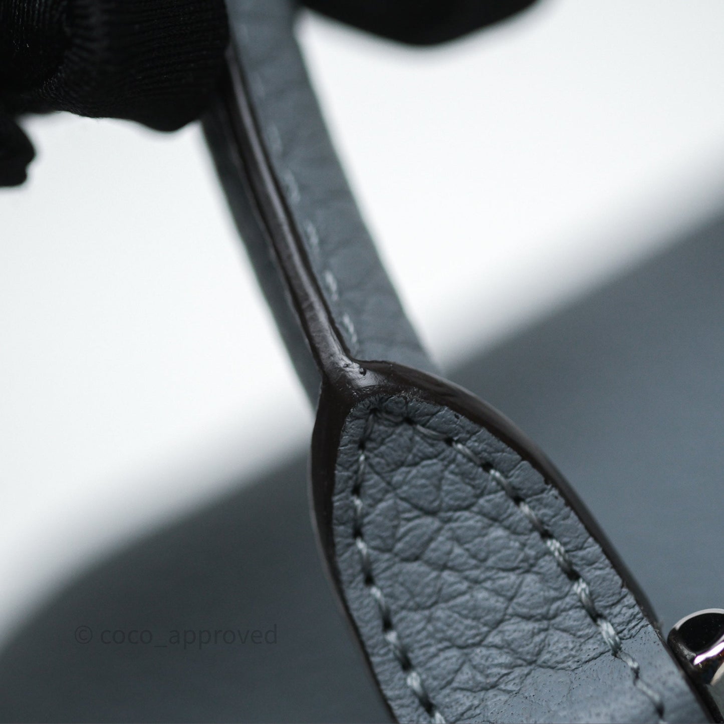 Delvaux Cool Box Nano Taurillon Soft Grained Calfskin Pacific Palladium Hardware