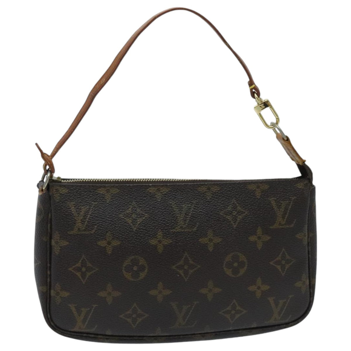 LOUIS VUITTON Monogram Pochette Accessoires Pouch M51980 LV 91378