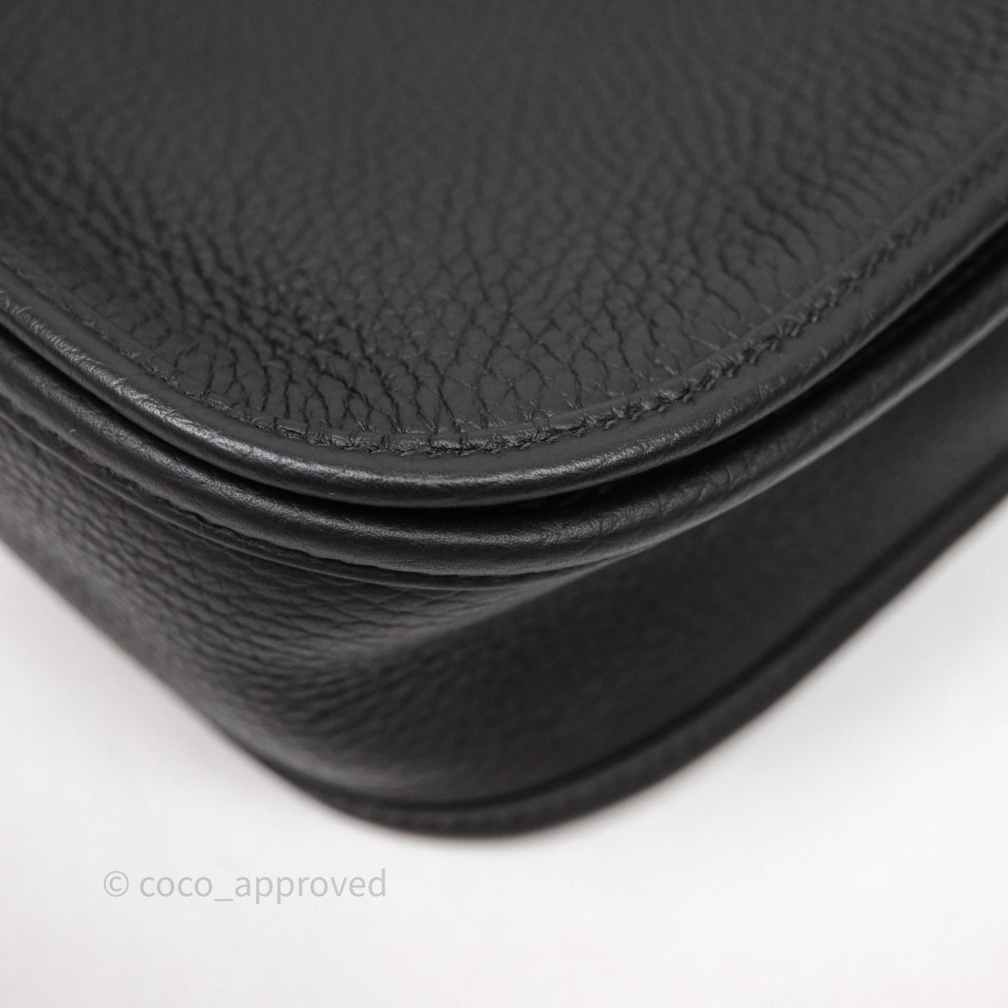 Hermes Evelyne III 29 Black Clemence Palladium Hardware