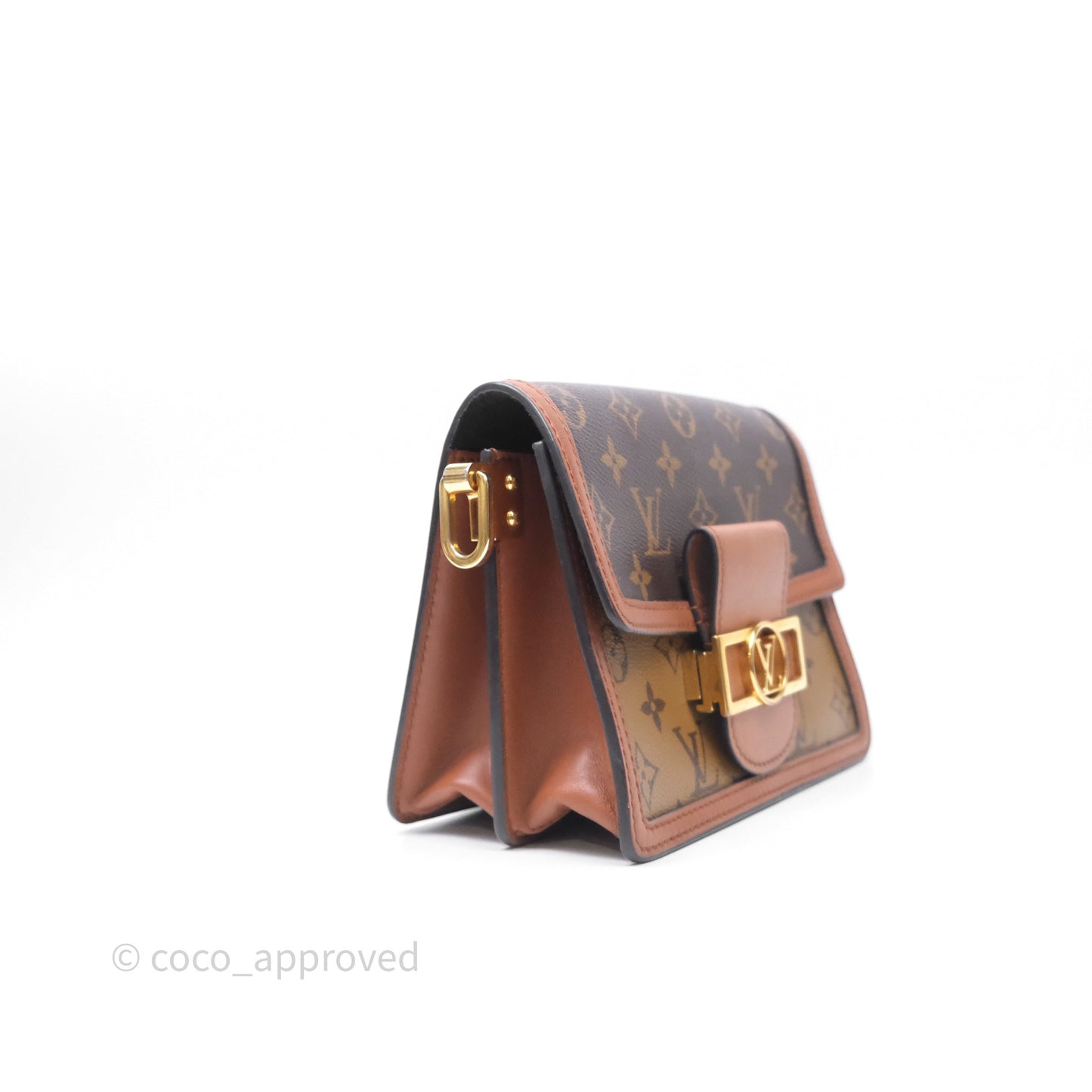 Louis Vuitton Mini Dauphine Monogram Tan Calfskin