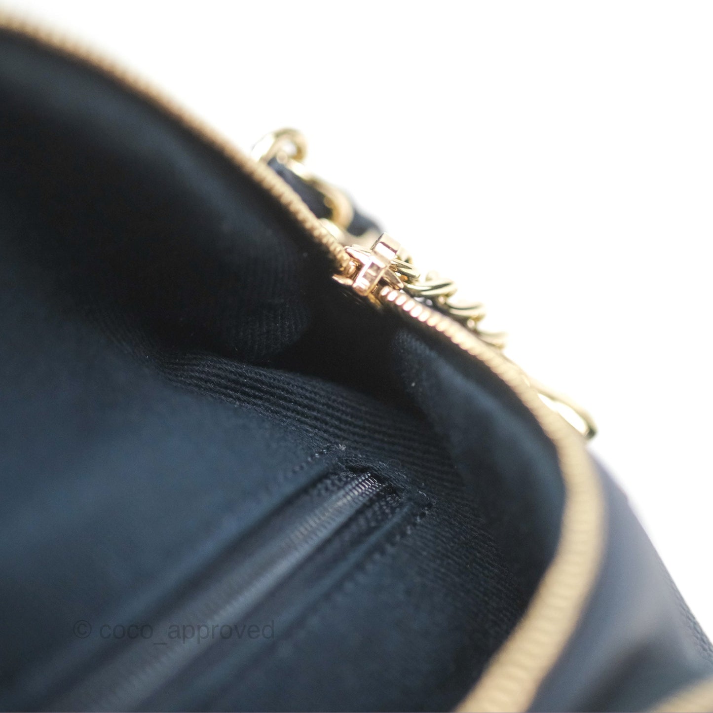 Chanel Business Affinity Waist Belt Bag Navy Caviar Gold Hardware