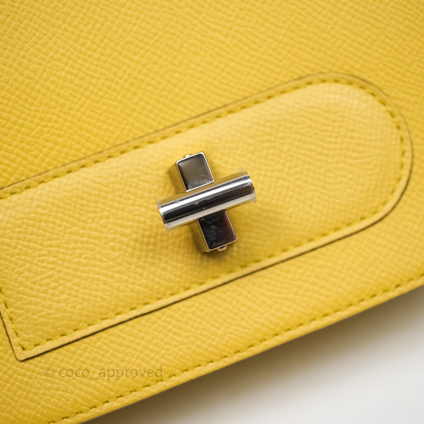 Delvaux Small Lingot Bag Pollen Alpina Calfskin Gold Hardware
