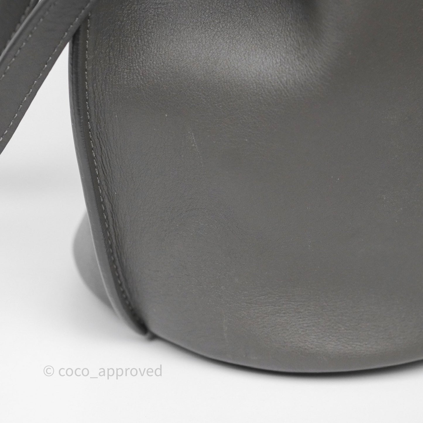 Celine Big Bag Nano Bucket Grey Smooth Calfskin