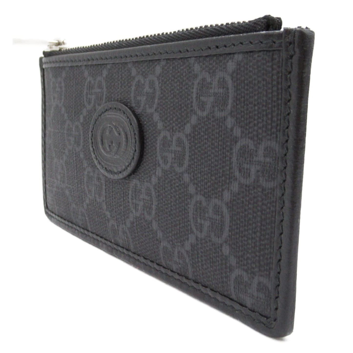 Luxury Gucci Trending 2025 Coin case included Card case Card case Leather GG Supreme canvas Black