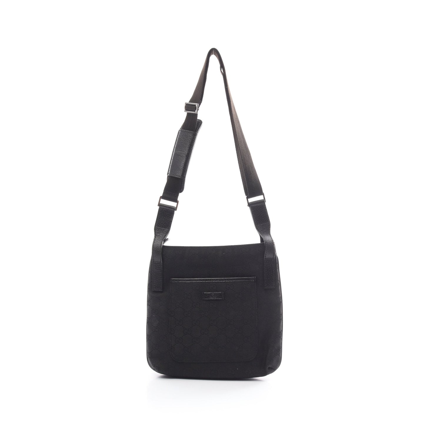 Luxury Gucci Trending 2025 GG canvas Shoulder bag Canvas Leather Black
