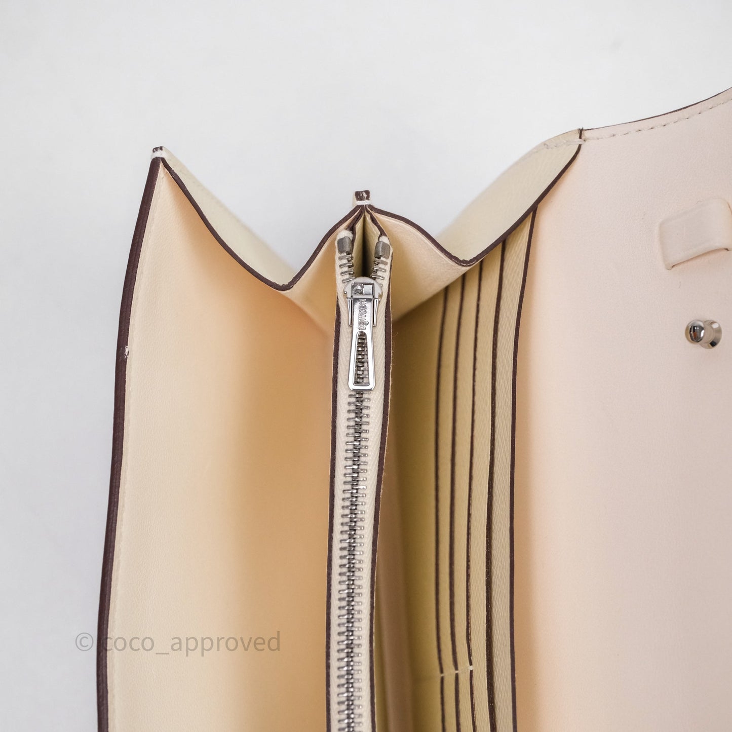 Hermès Constance To Go Wallet Nata I2 Epsom Palladium hardware