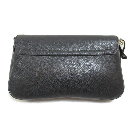 Luxury Gucci Trending 2025 Chain shoulder bag Shoulder bag Leather Black