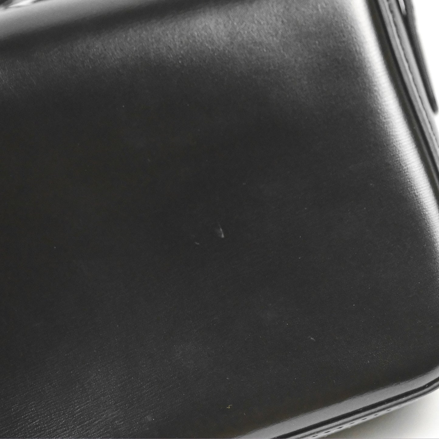 Celine Triomphe Shoulder Bag Black Calfskin