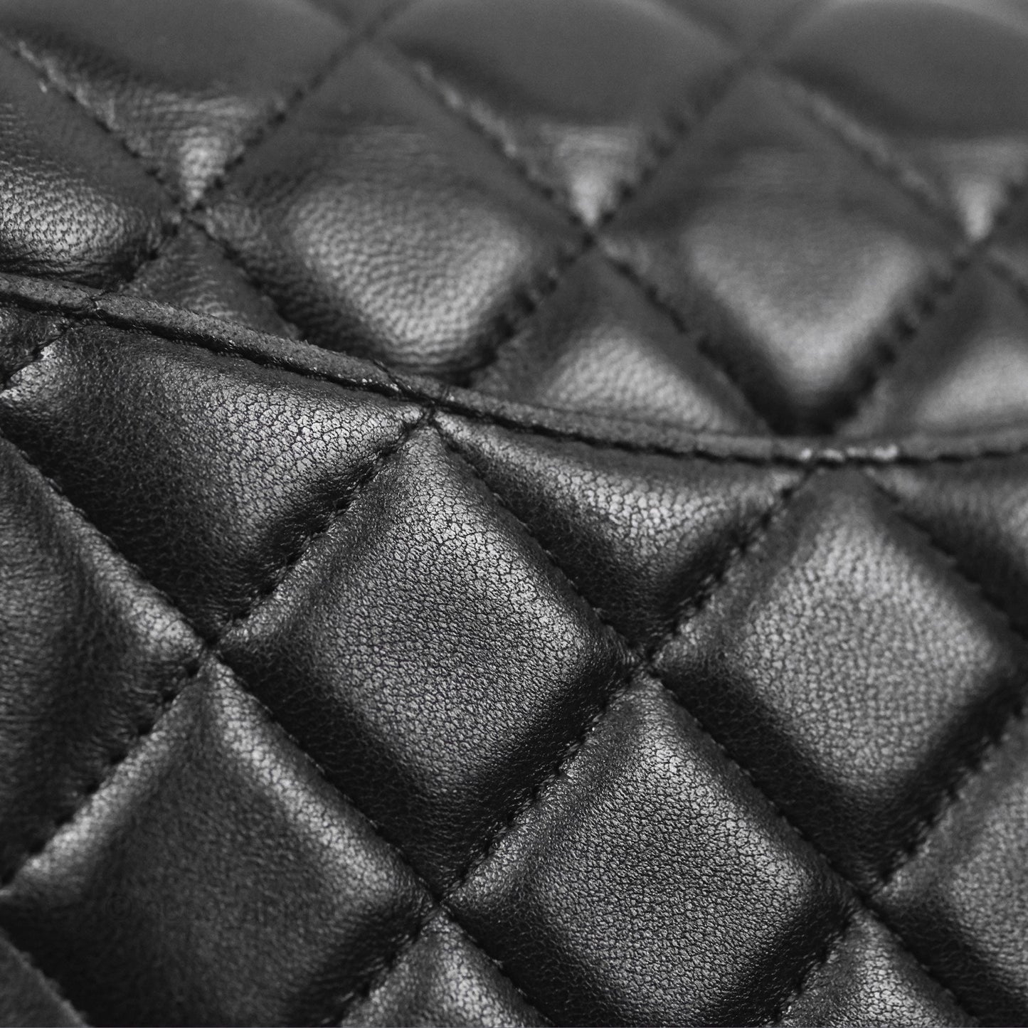 Chanel Quilted Mini Rectangular Flap Black Lambskin Gold Hardware