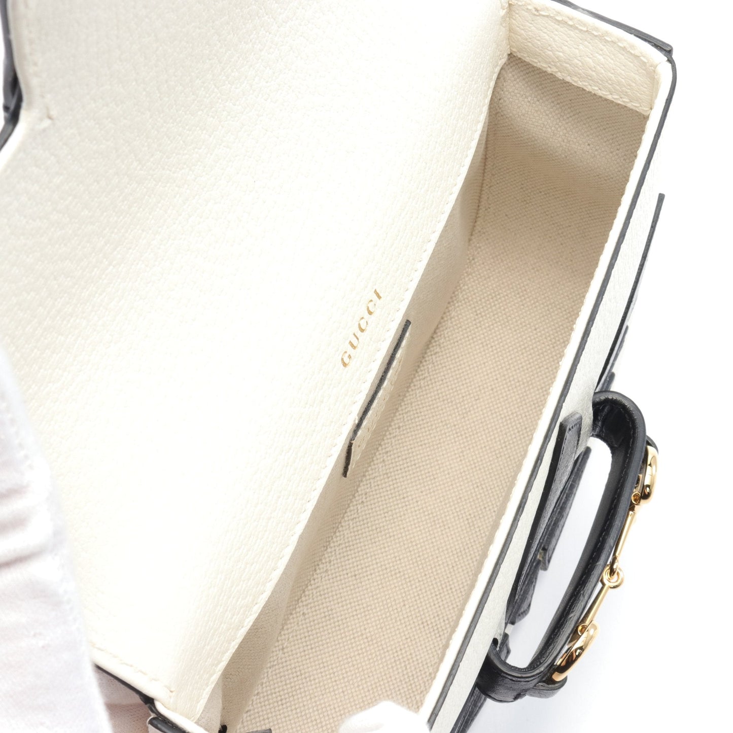 Luxury Gucci Trending 2025 Luxury Gucci Trending 2025 * adidas Horsebit 1955 Shoulder bag Leather White Black Multicolor