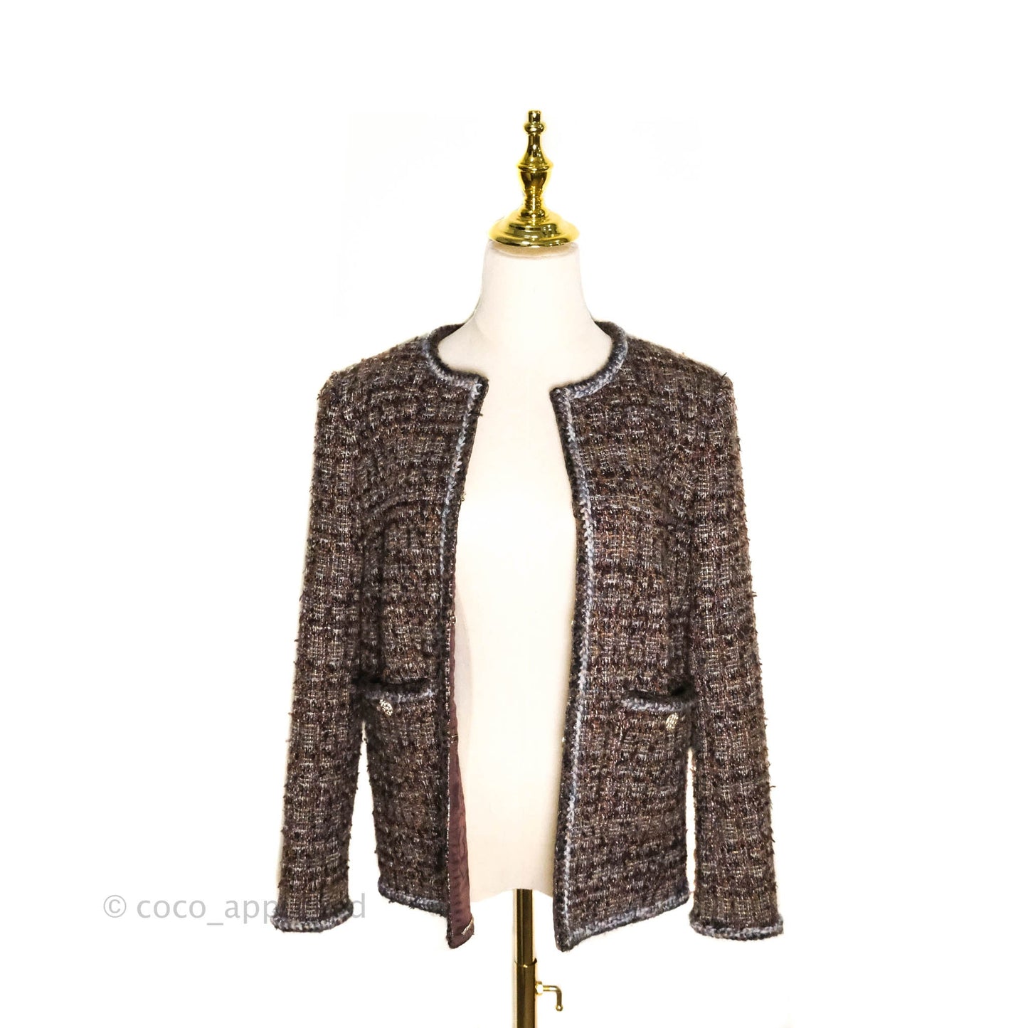 Chanel Tweed Jacket in Brown 2018-19F/W