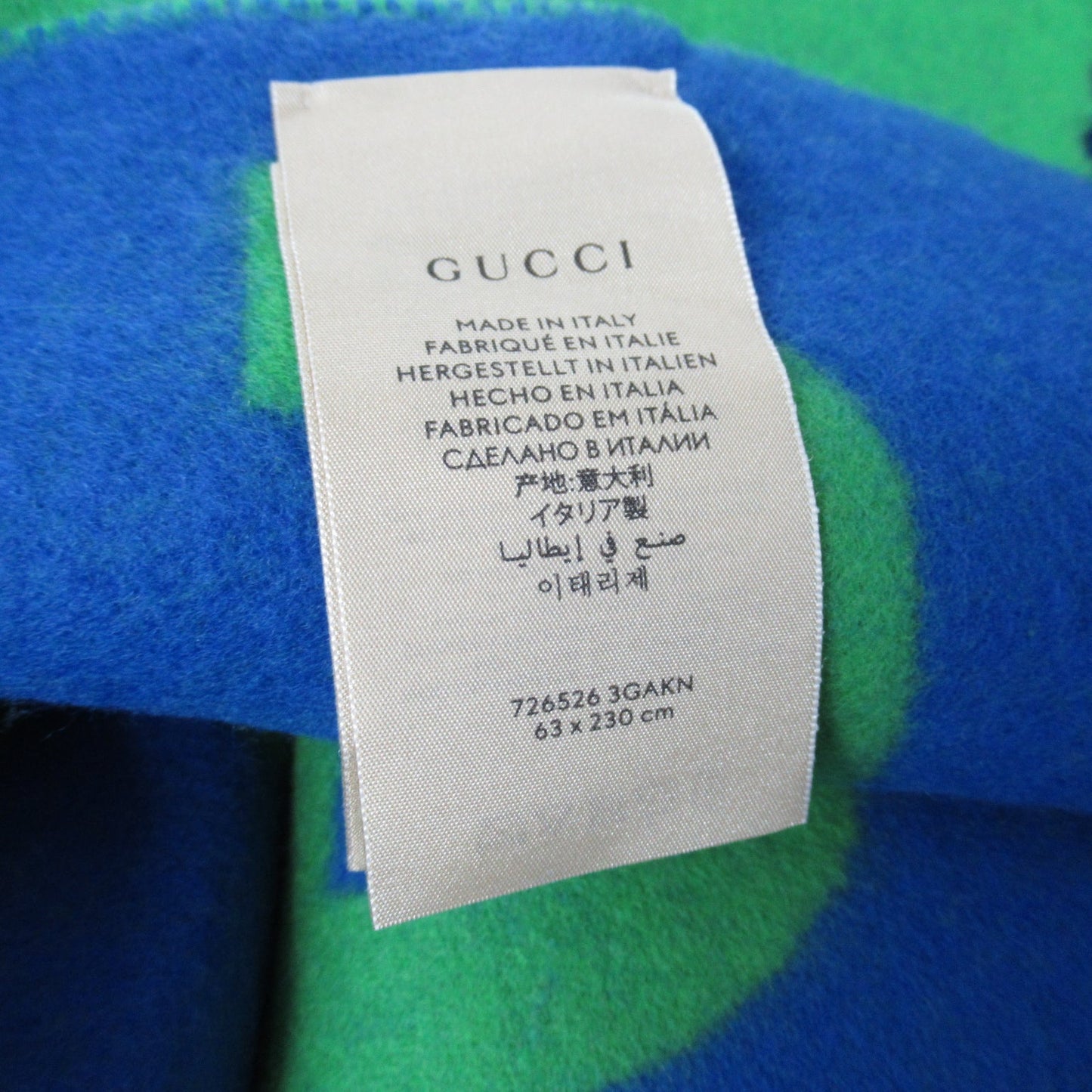 Luxury Gucci Trending 2025 Scarf Scarf Wool Green