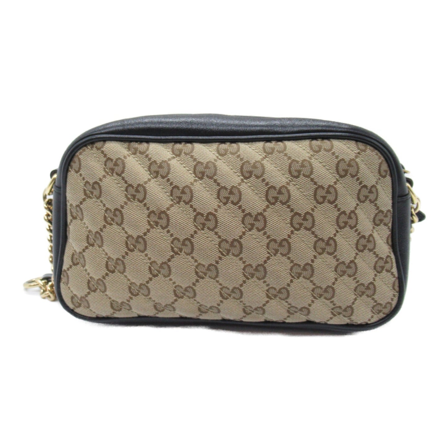 Luxury Gucci Trending 2025 GG Marmont Shoulder bag Shoulder bag Leather GG canvas Beige Black