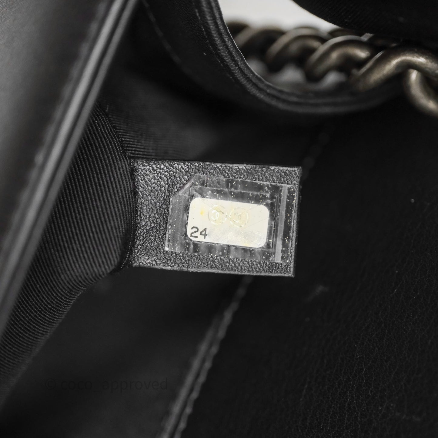 Chanel Quilted Medium Boy Black Calfskin Ruthenium Hardware