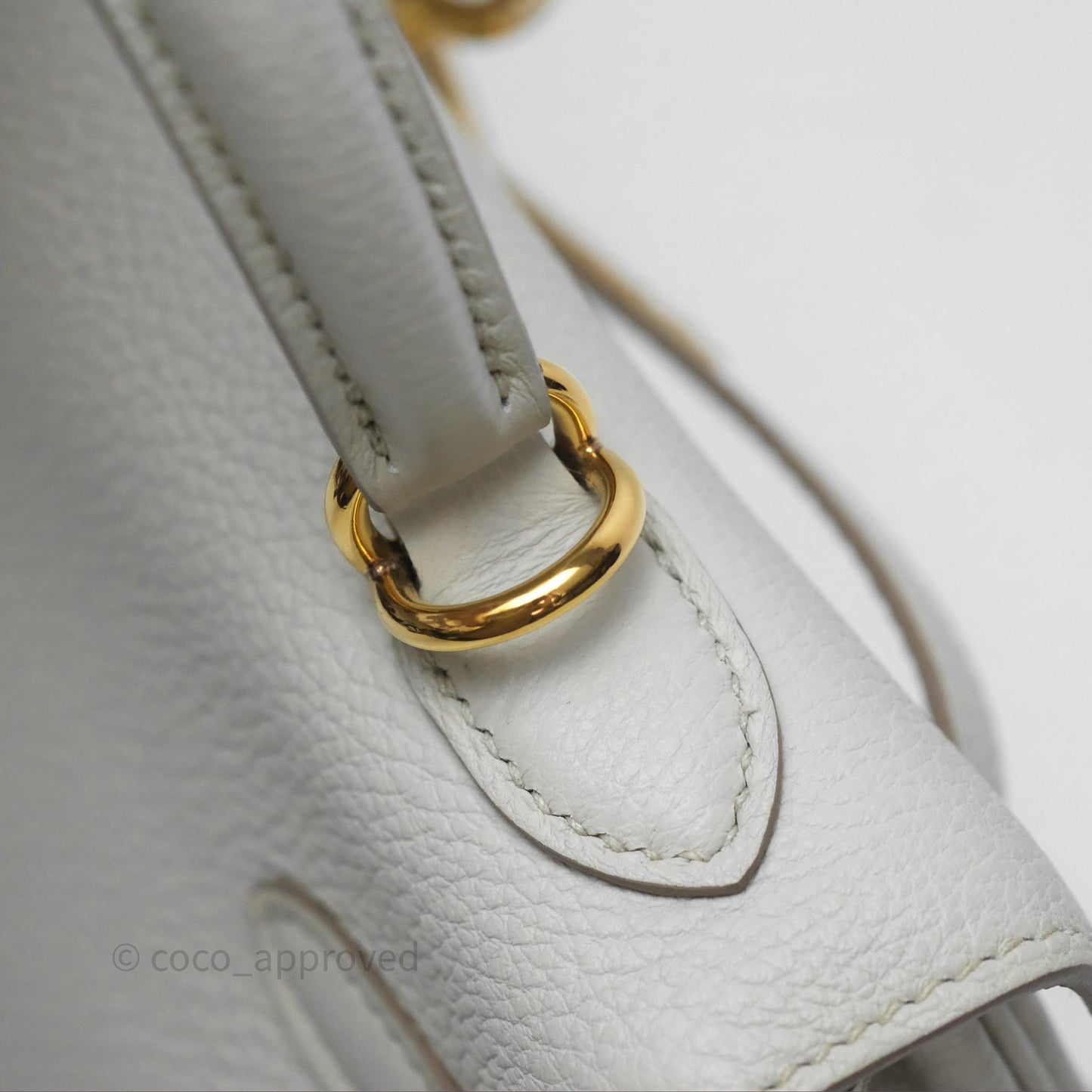 Hermès Retourne Kelly 25 Beton 8L Togo Gold Hardware