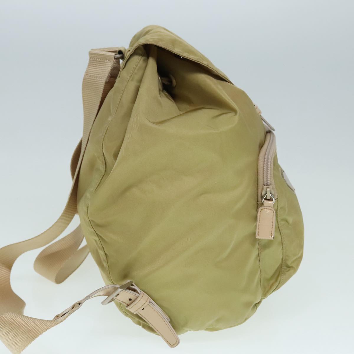 Luxury Prada Backpack Nylon Beige  91604