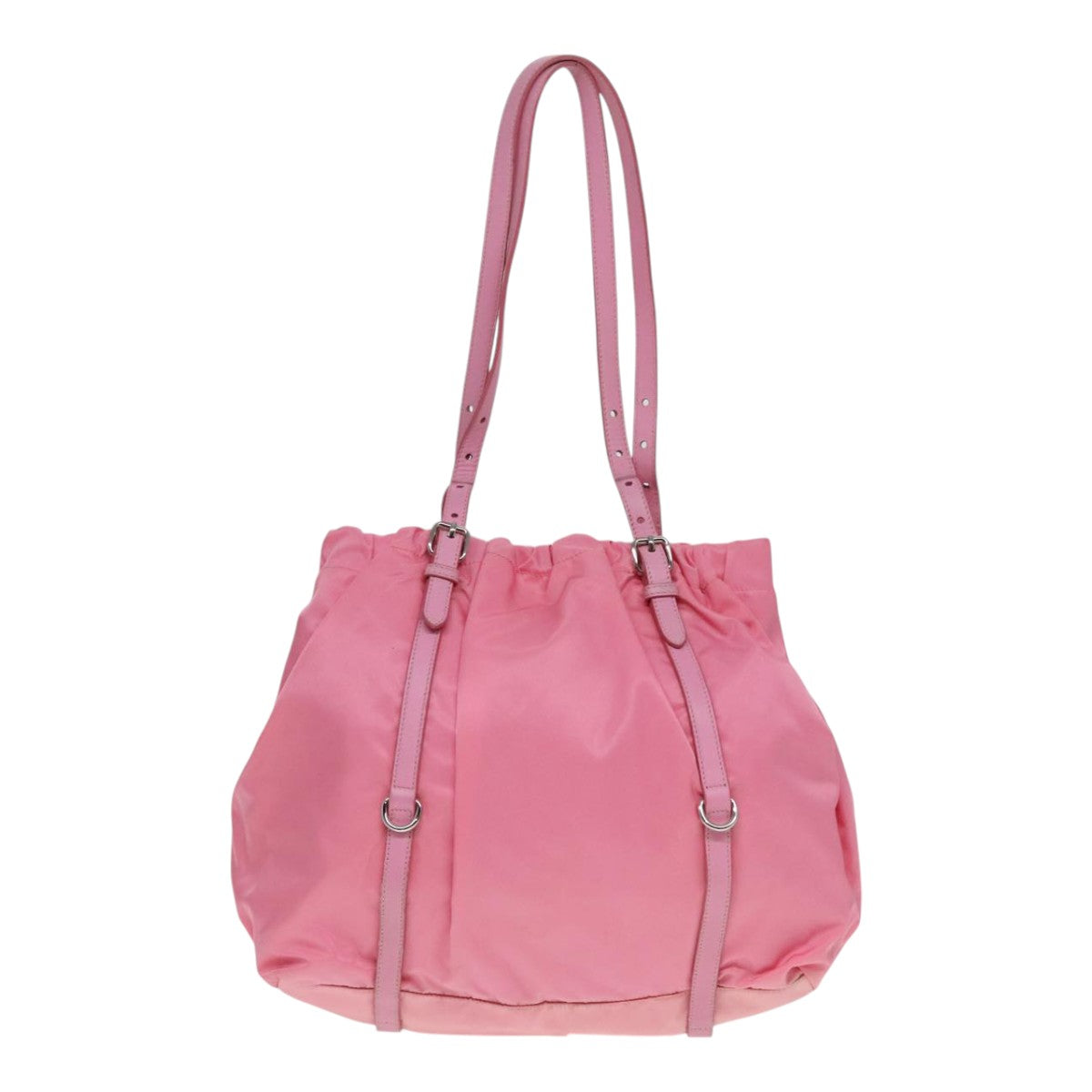 Luxury Prada Tote Bag Nylon Pink  91607