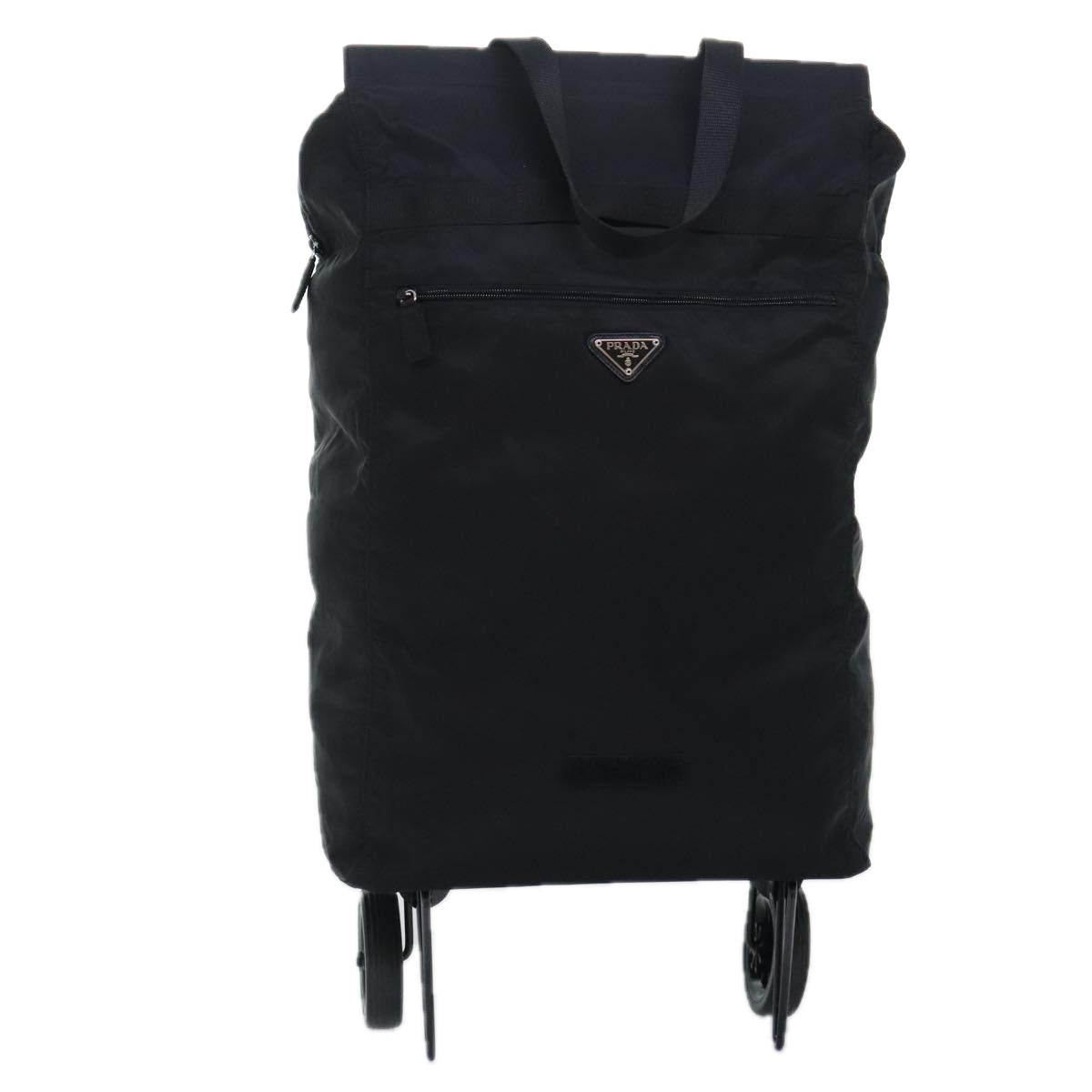 Luxury Prada Carry Boston Bag Nylon Black  91608