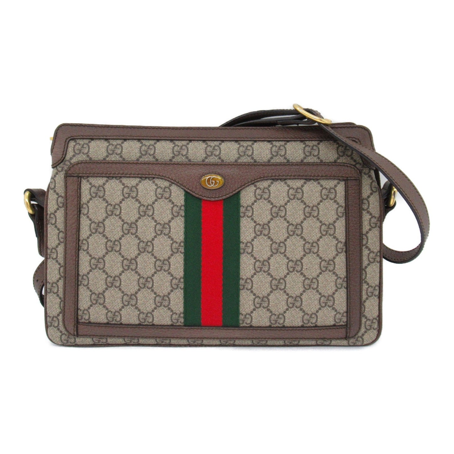 Luxury Gucci Trending 2025 Ophidia Shoulder bag Shoulder bag Canvas GG Supreme Beige Brown