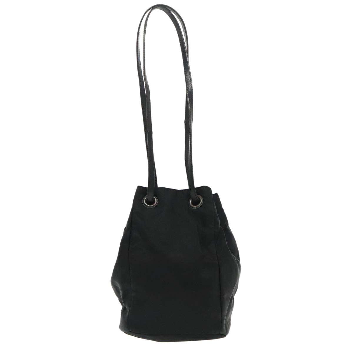 Luxury Prada Shoulder Bag Leather Black  91635