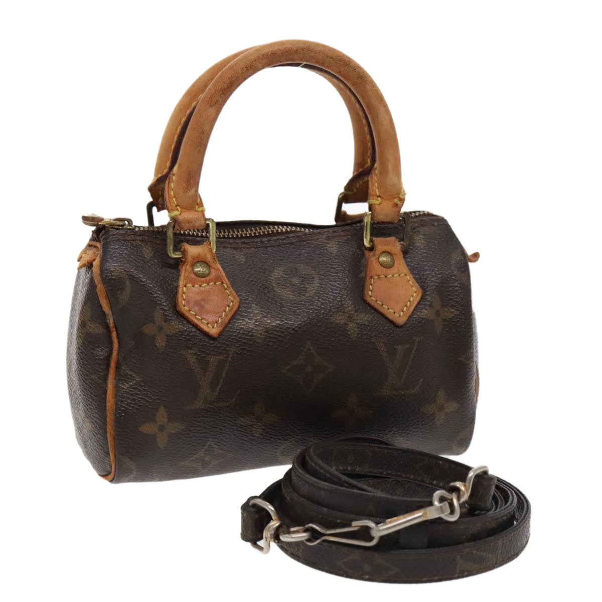 LOUIS VUITTON Monogram Mini Speedy Hand Bag M41534 LV 91638