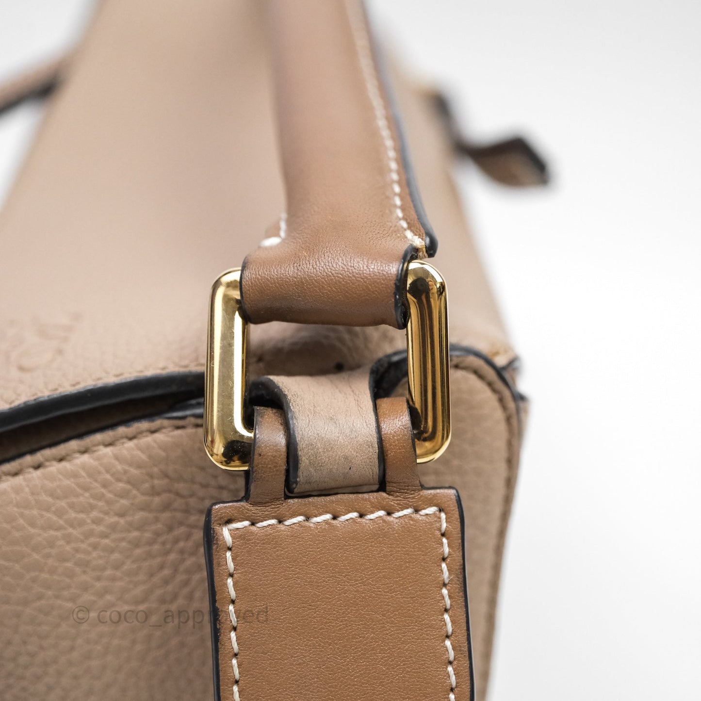 Loewe Small Puzzle Bag Sand Mink Grained Calfskin