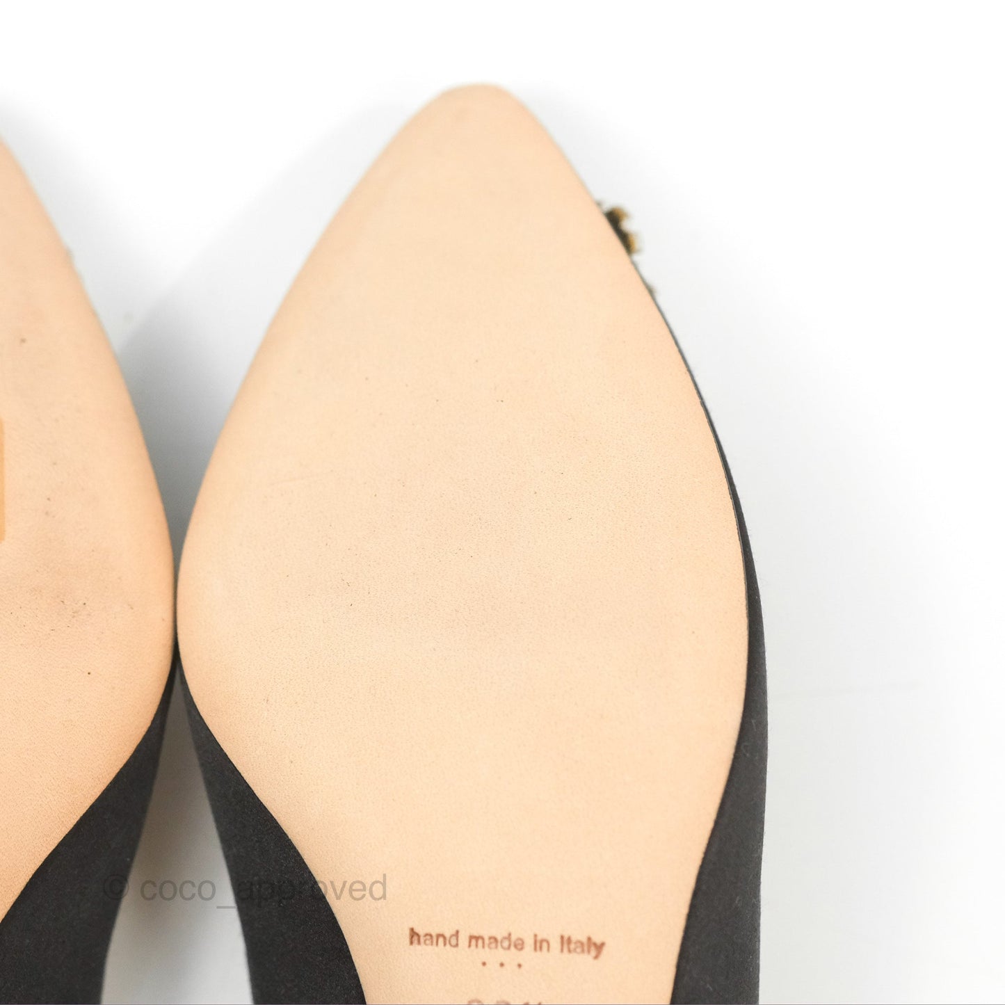 Manolo Blahnik Black Satin Hangisi Jewel Buckle Pumps Size 36.5
