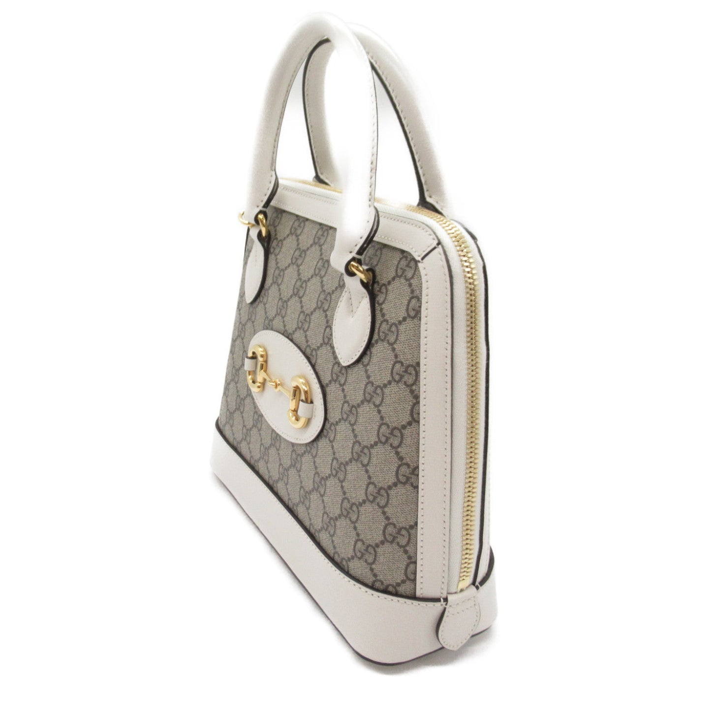 Luxury Gucci Trending 2025 2way shoulder bag Shoulder bag Leather PVC Coated Canvas Beige White