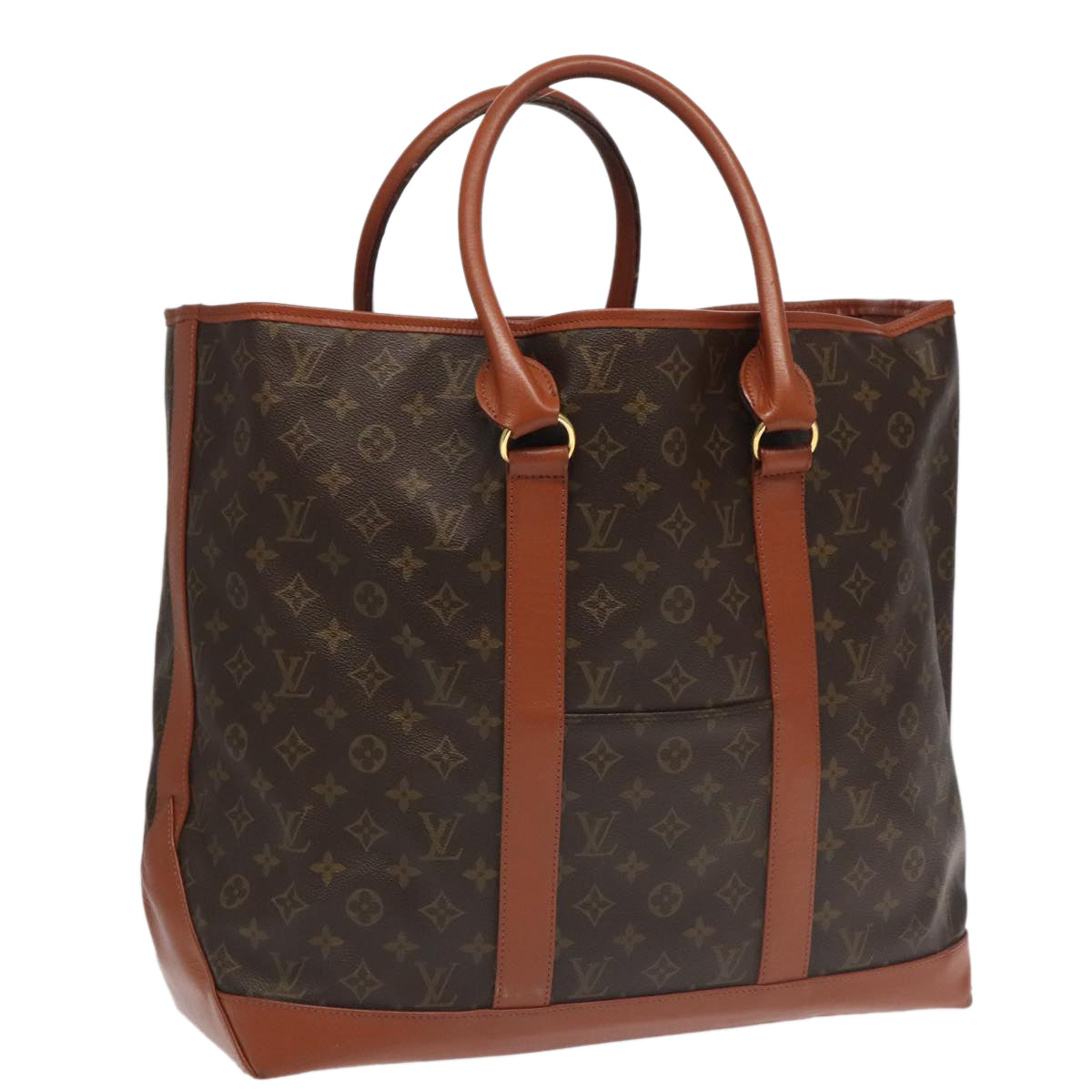 LOUIS VUITTON Monogram Sac Weekend GM Tote Bag M42420 LV 91740