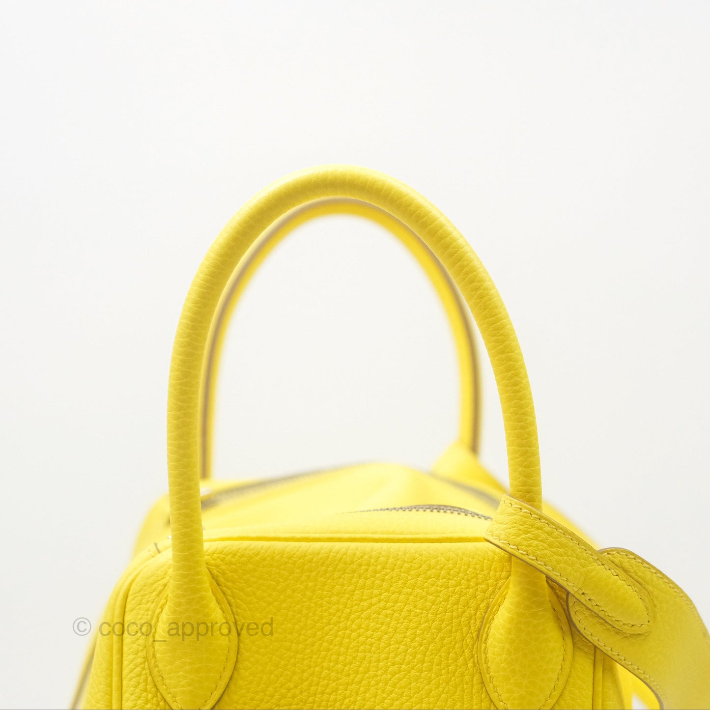 Hermès Lindy 30 Celemence Lime 9R Palladium Hardware