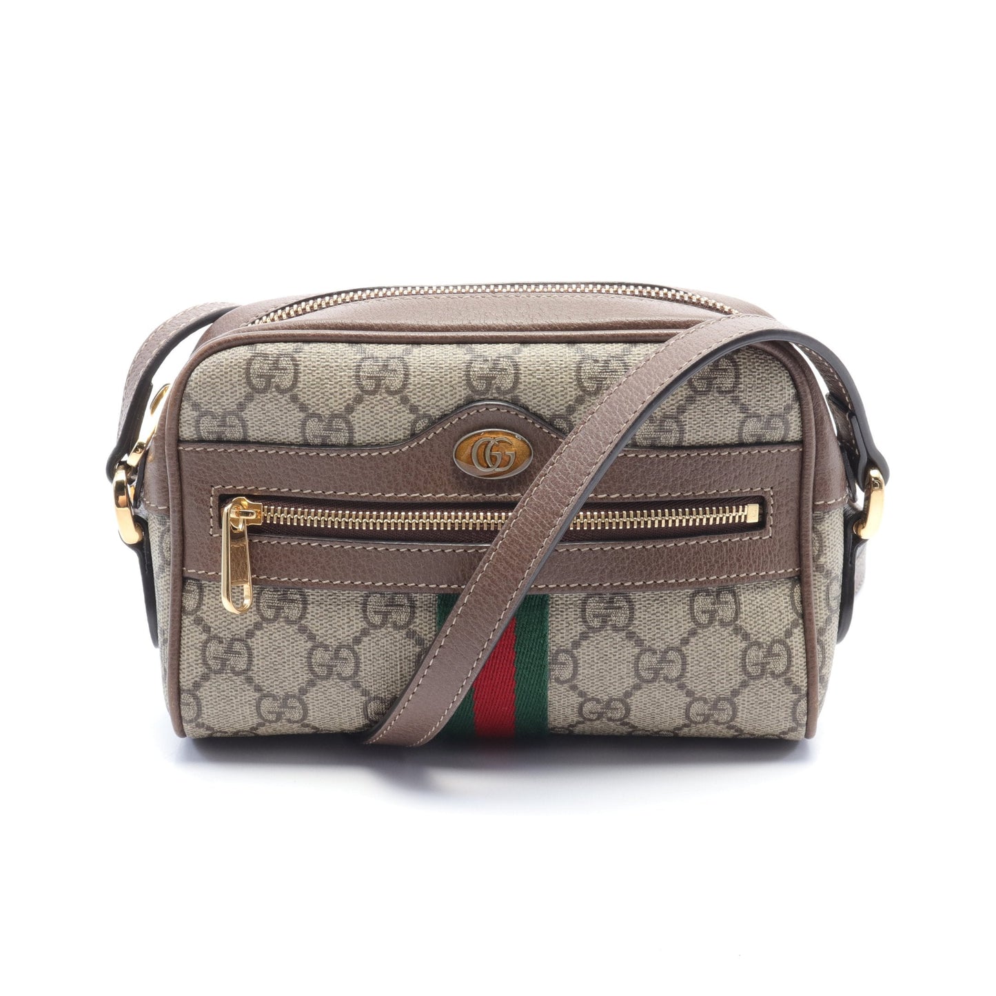 Luxury Gucci Trending 2025 Ophidia GG Supreme Shoulder bag PVC Leather Beige Brown Multicolor