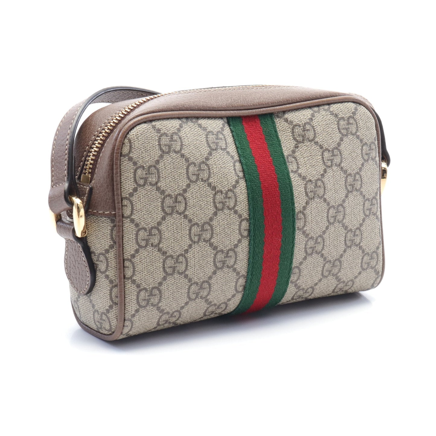 Luxury Gucci Trending 2025 Ophidia GG Supreme Shoulder bag PVC Leather Beige Brown Multicolor