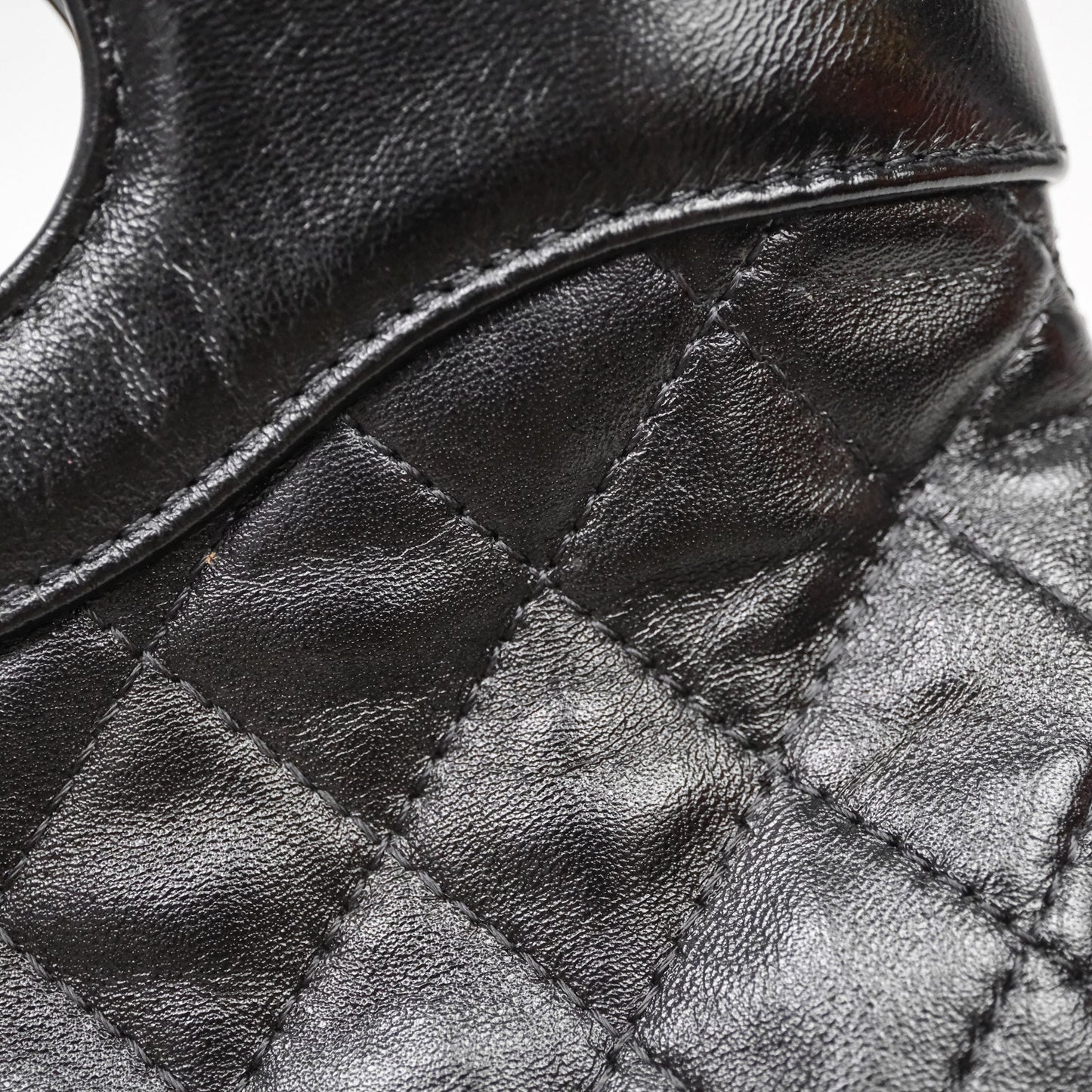 Chanel 31 Mini Black Shiny Calfskin Gold Hardware
