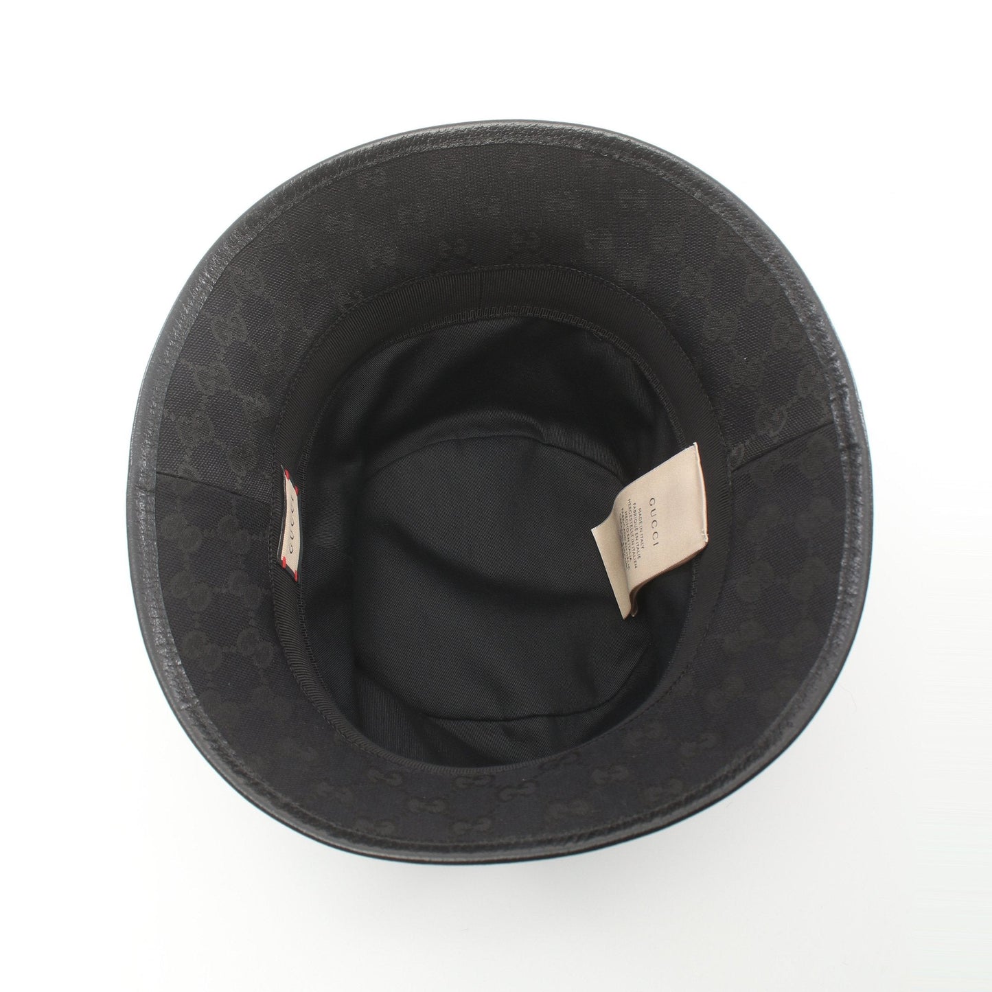 Luxury Gucci Trending 2025 GG Marmont GG canvas Bucket Hat Hat Canvas Leather Black