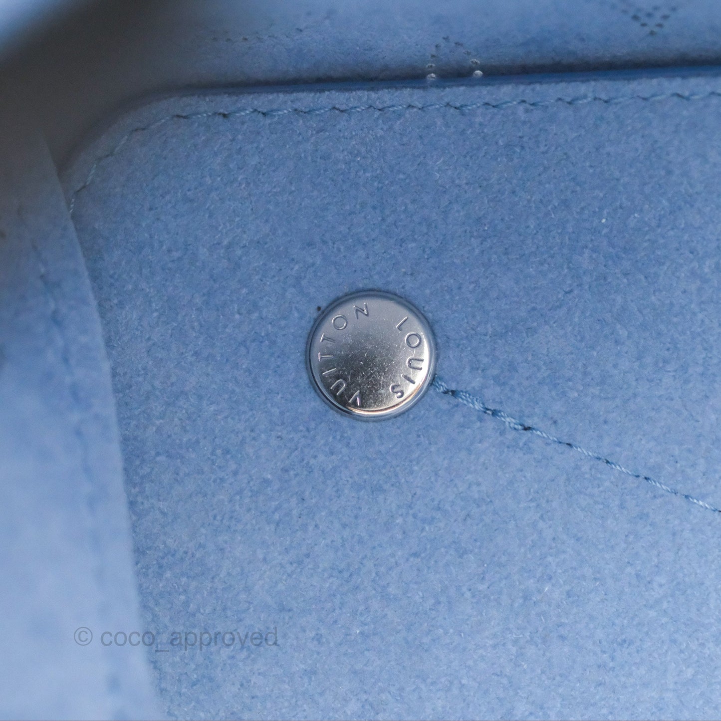 Louis Vuitton Bella Blue Nuage Mahina Calfskin