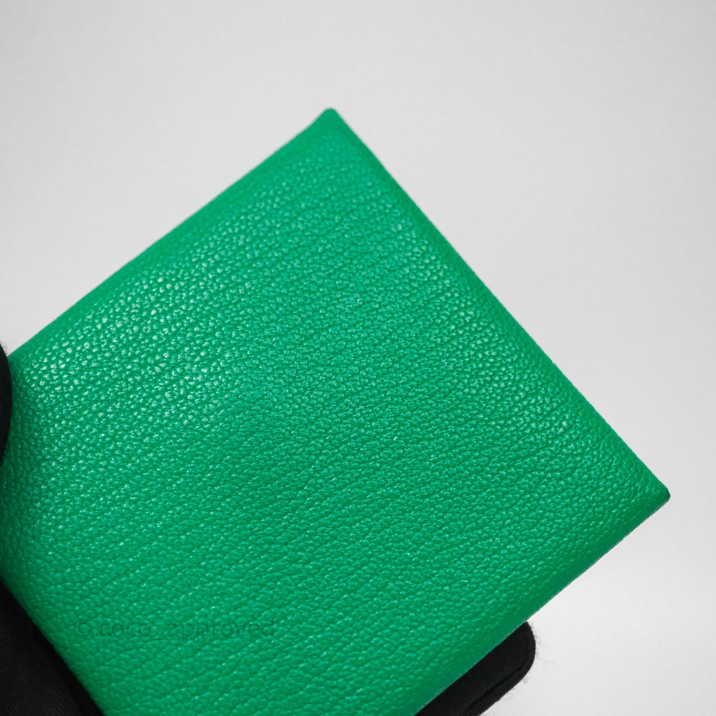 Hermès Bastia Coin Purse Green