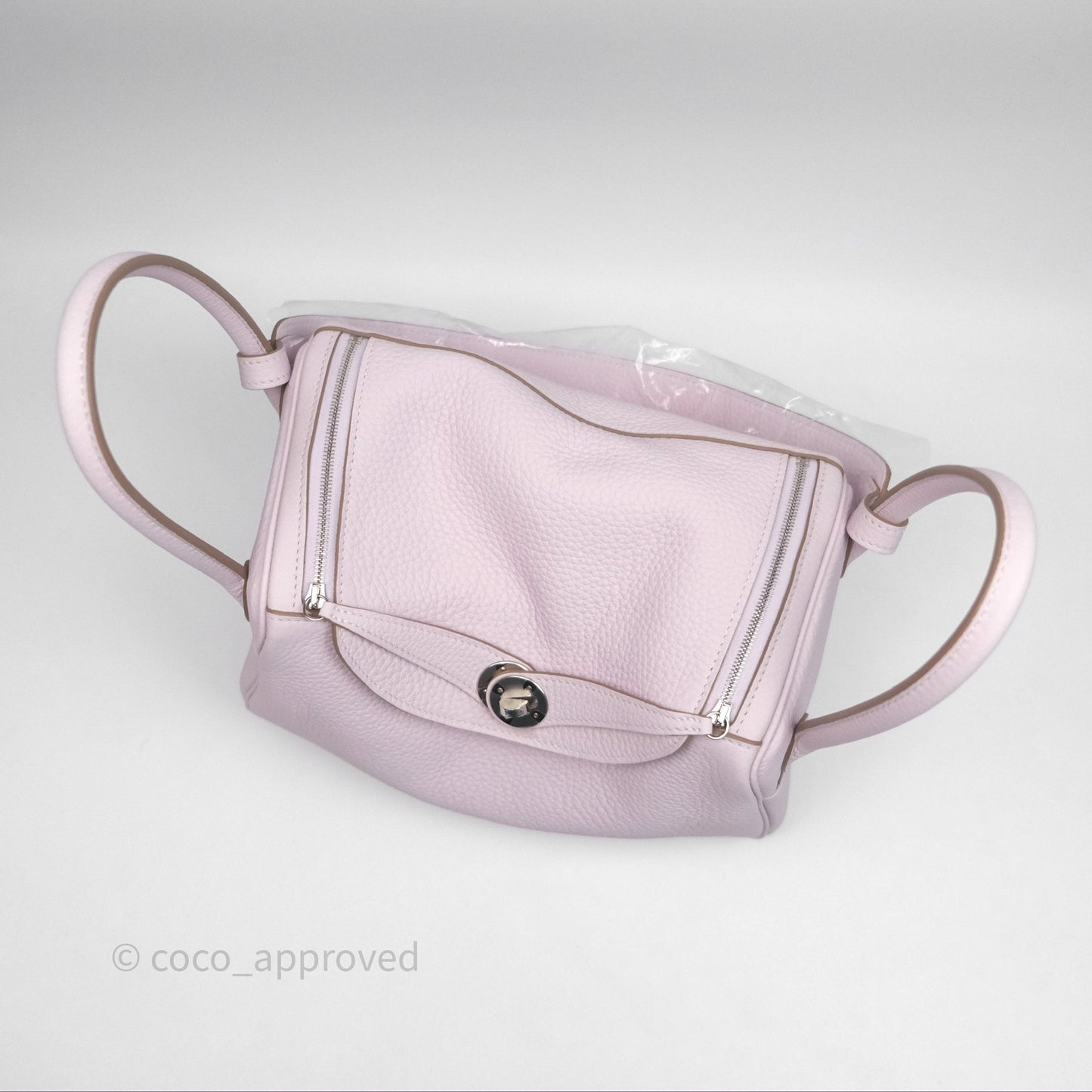 Hermès Lindy 26 Mauve Pale 09 Clemence Palladium Hardware