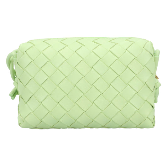 Luxury Bottega Veneta Mini Loop Camera Bag green