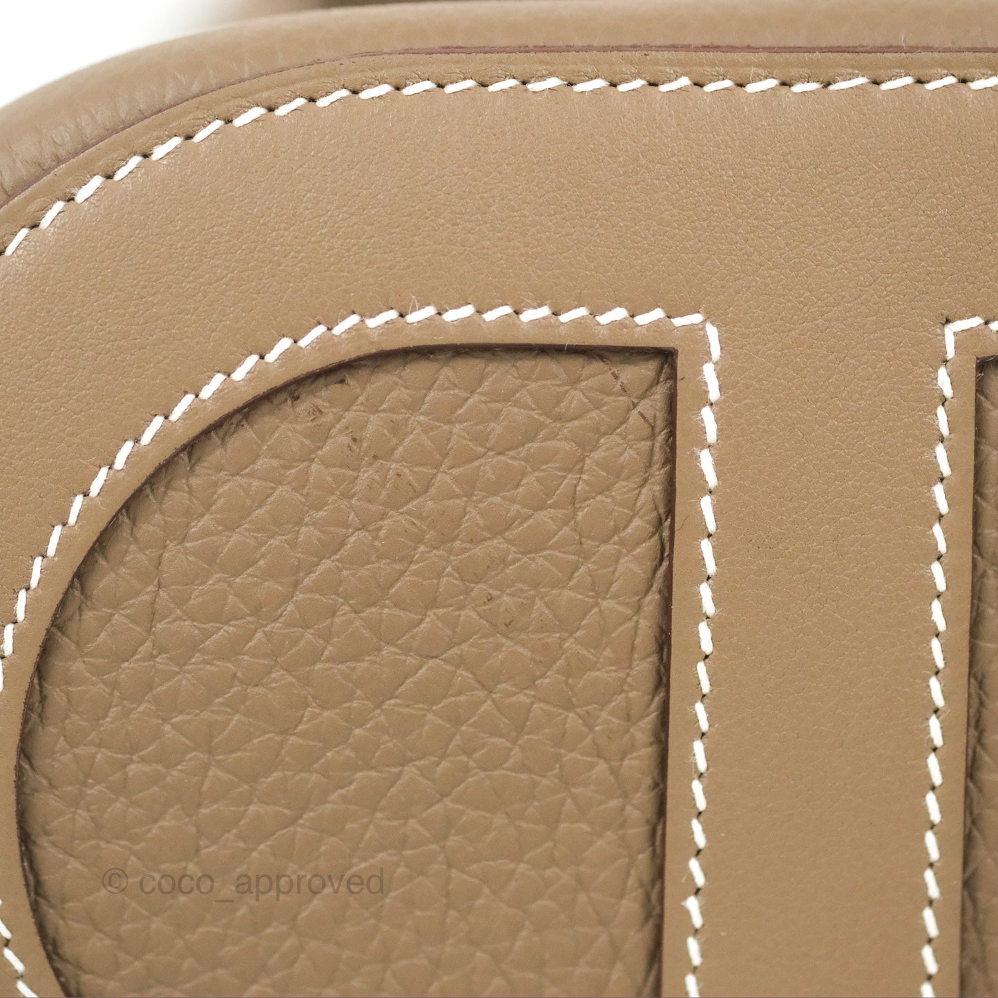 Hermes In-The-Loop 18 Etoupe Clemence Gold Hardware