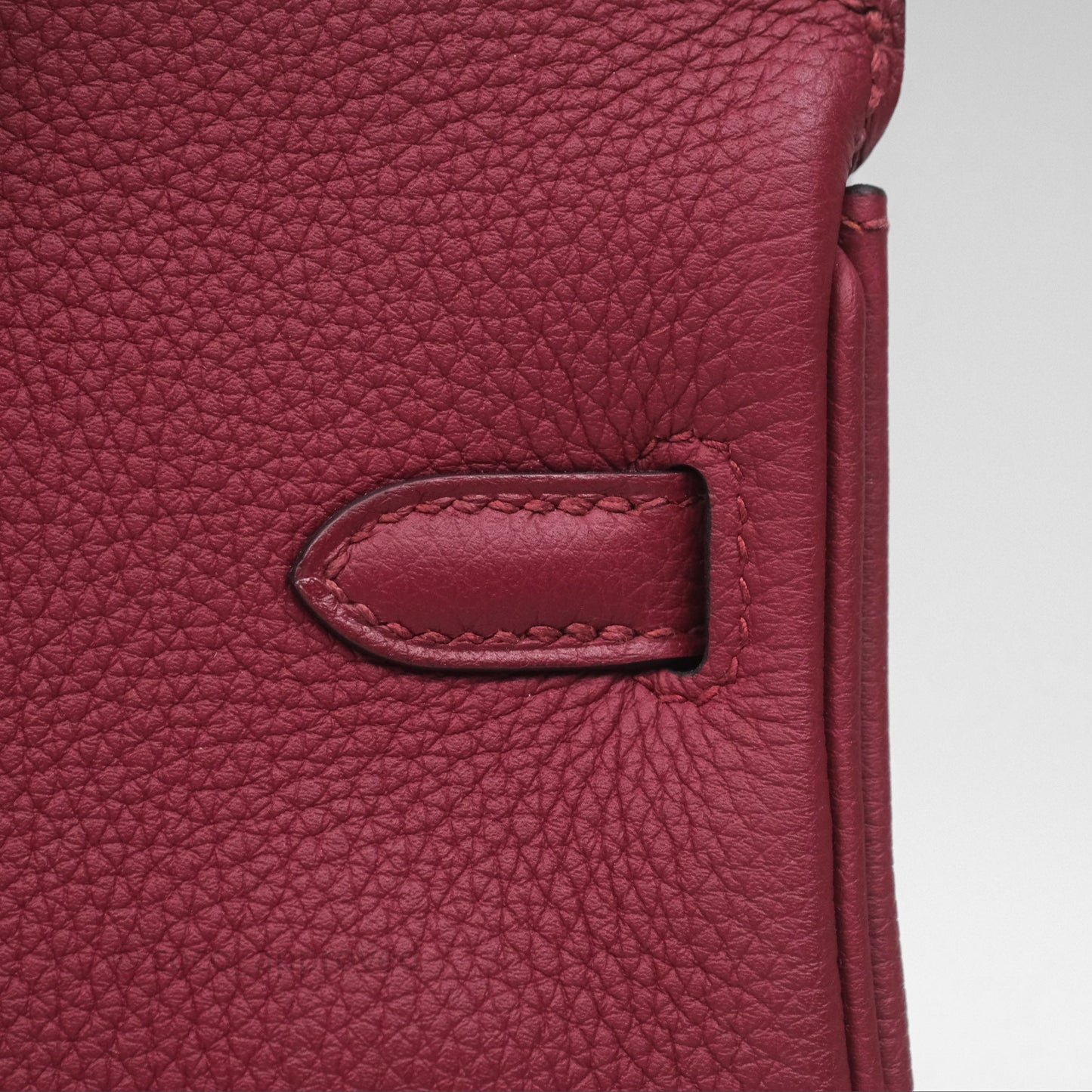 Hermès Birkin 25 Retourne Rouge Grenat Togo Gold Hardware