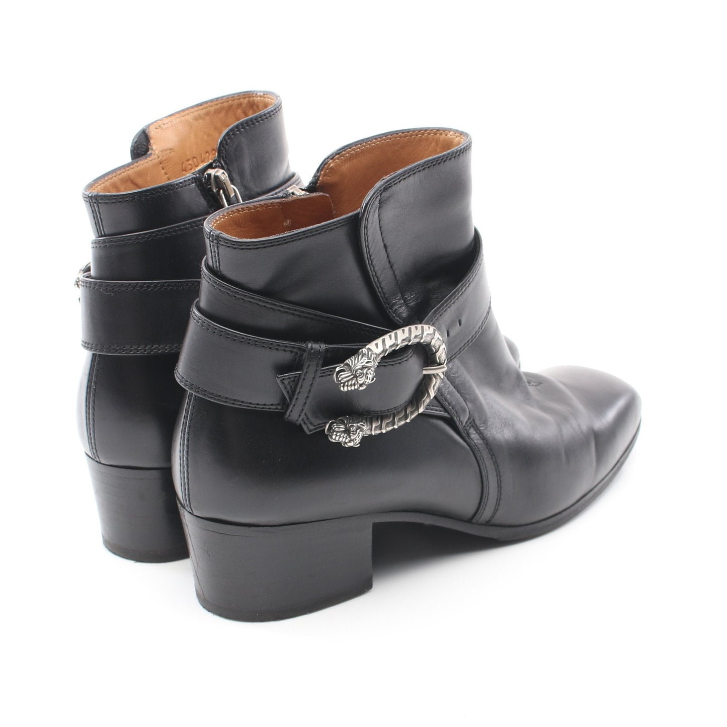 Luxury Gucci Trending 2025 Dionysus Uncle Boots Booties Leather Black