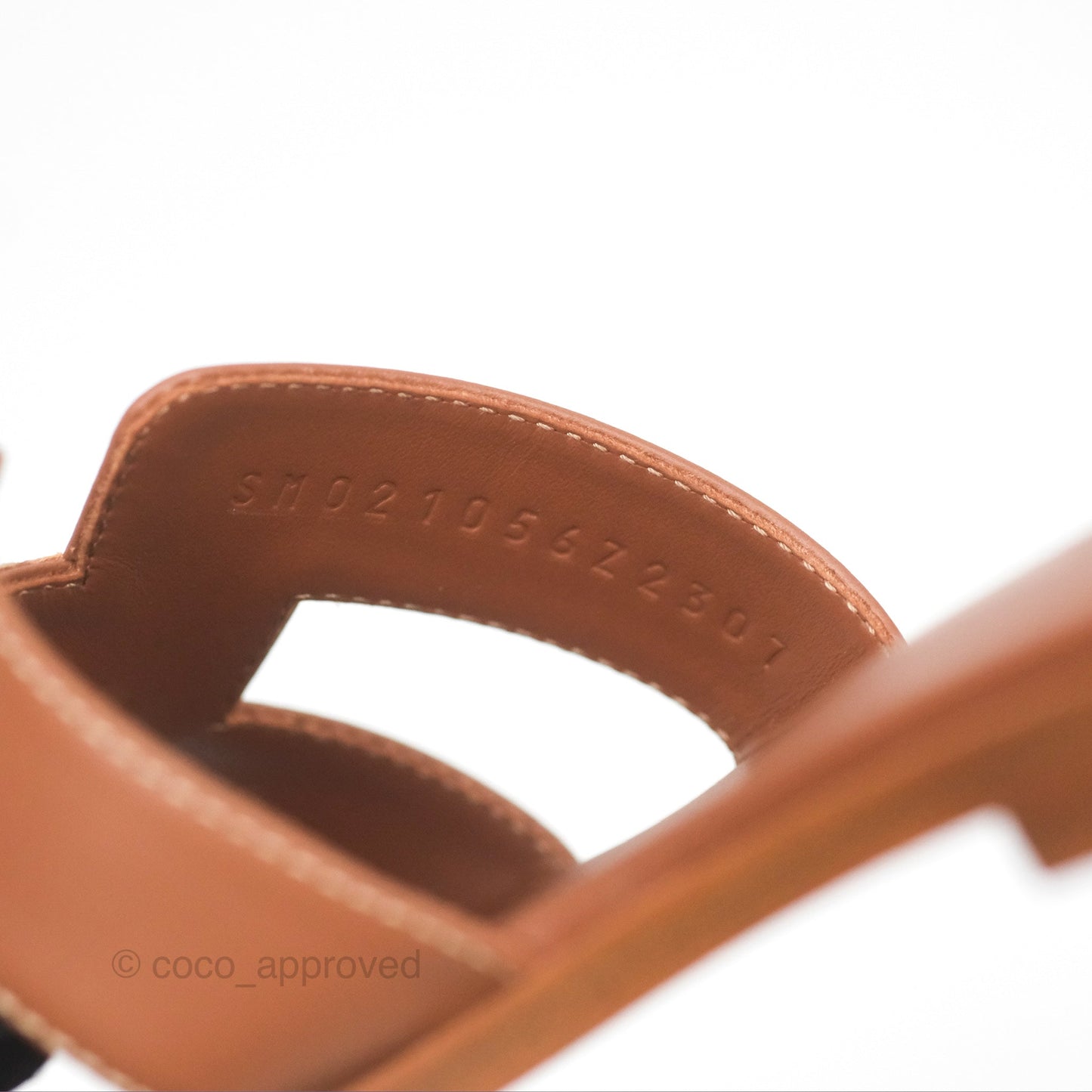 Hermès Oran Sandals Gold Swift Size 36.5