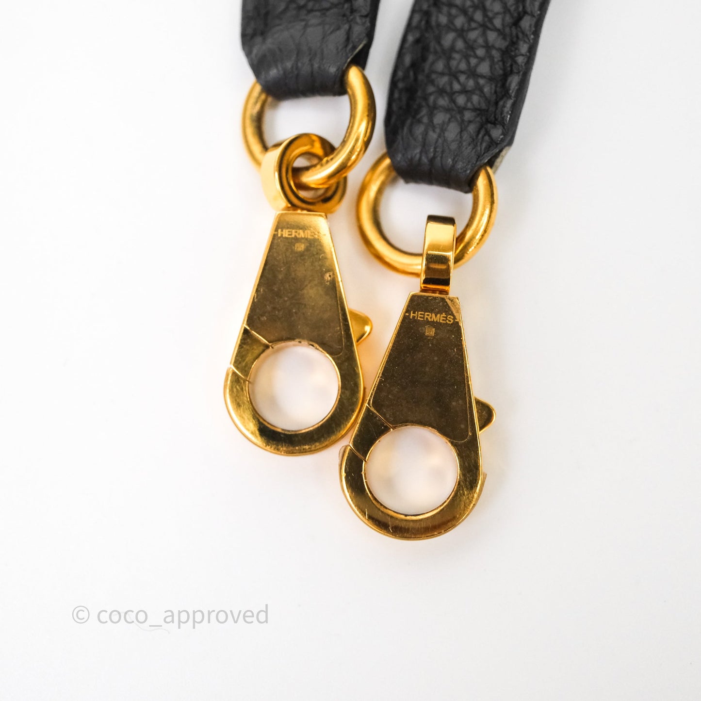 Hermès Kelly 28 Noir 89 Togo Gold Hardware